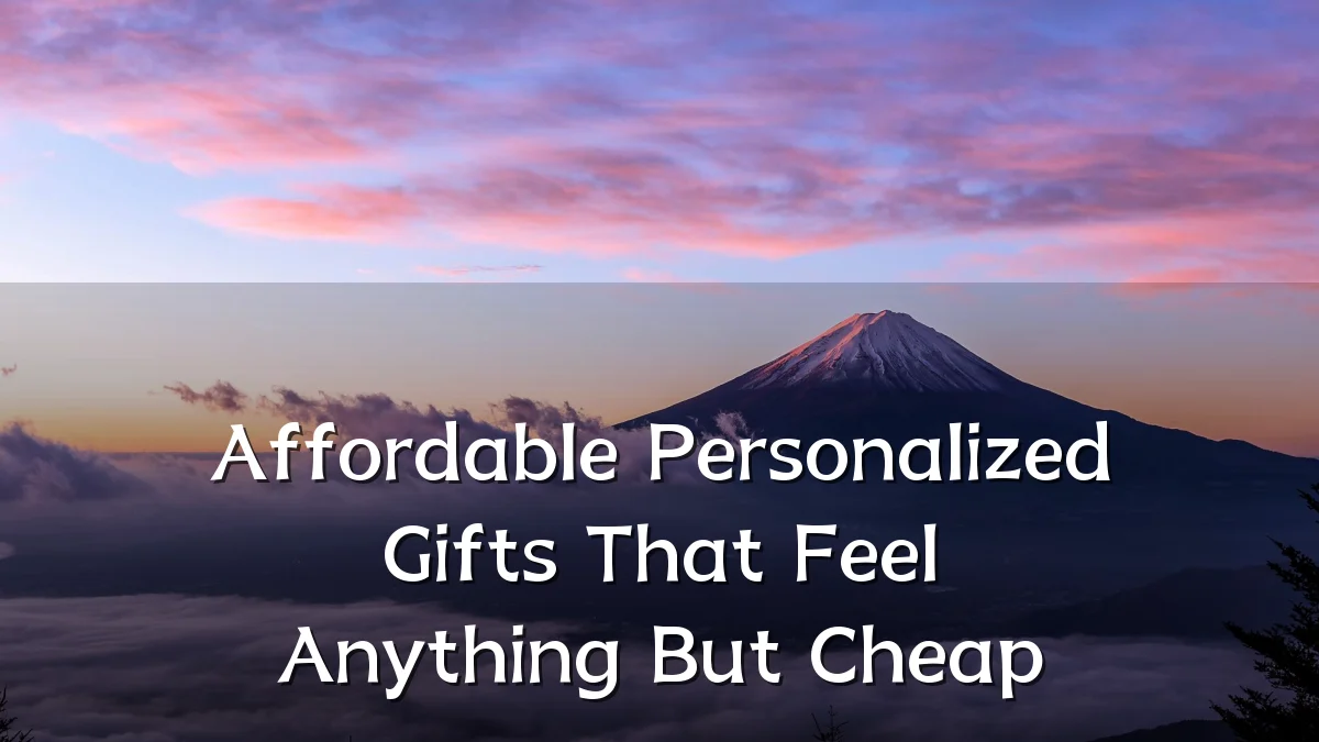 Affordable Personalized Gifts That Feel Anything But Cheap