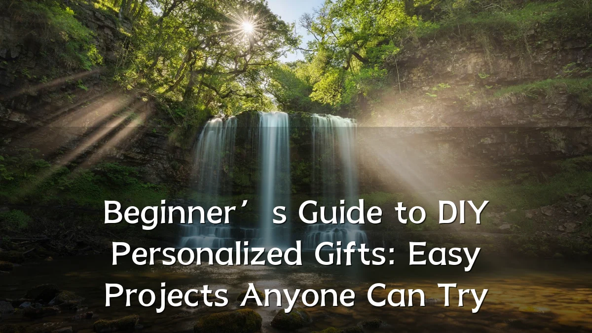 Beginner’s Guide to DIY Personalized Gifts: Easy Projects Anyone Can Try