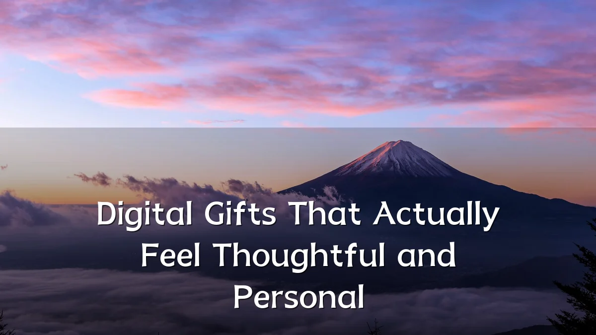 Digital Gifts That Actually Feel Thoughtful and Personal