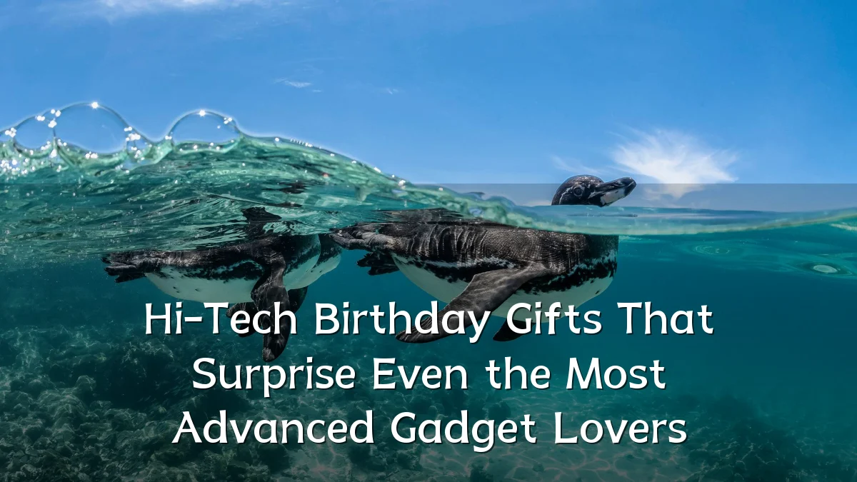 Hi-Tech Birthday Gifts That Surprise Even the Most Advanced Gadget Lovers