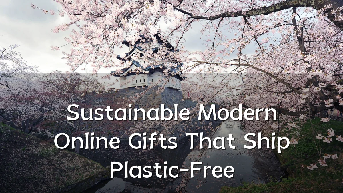 Sustainable Modern Online Gifts That Ship Plastic-Free
