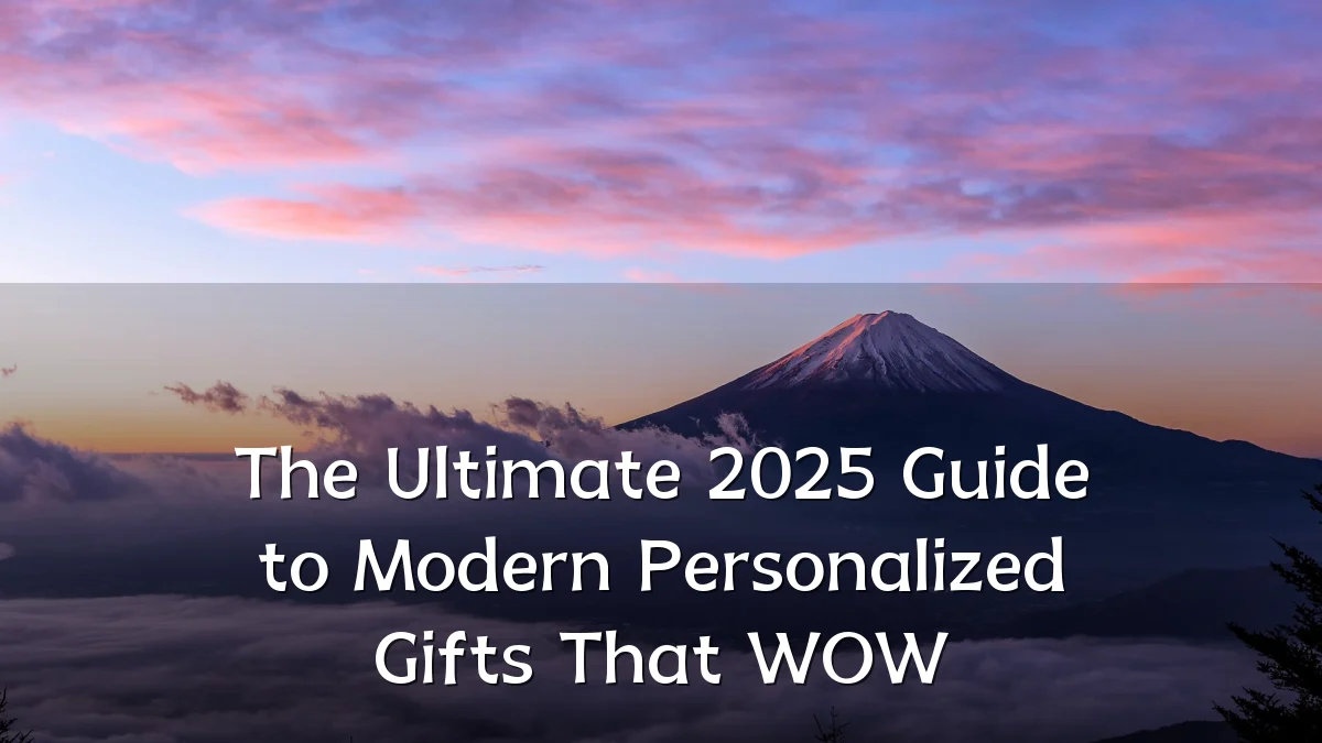 The Ultimate 2025 Guide to Modern Personalized Gifts That WOW