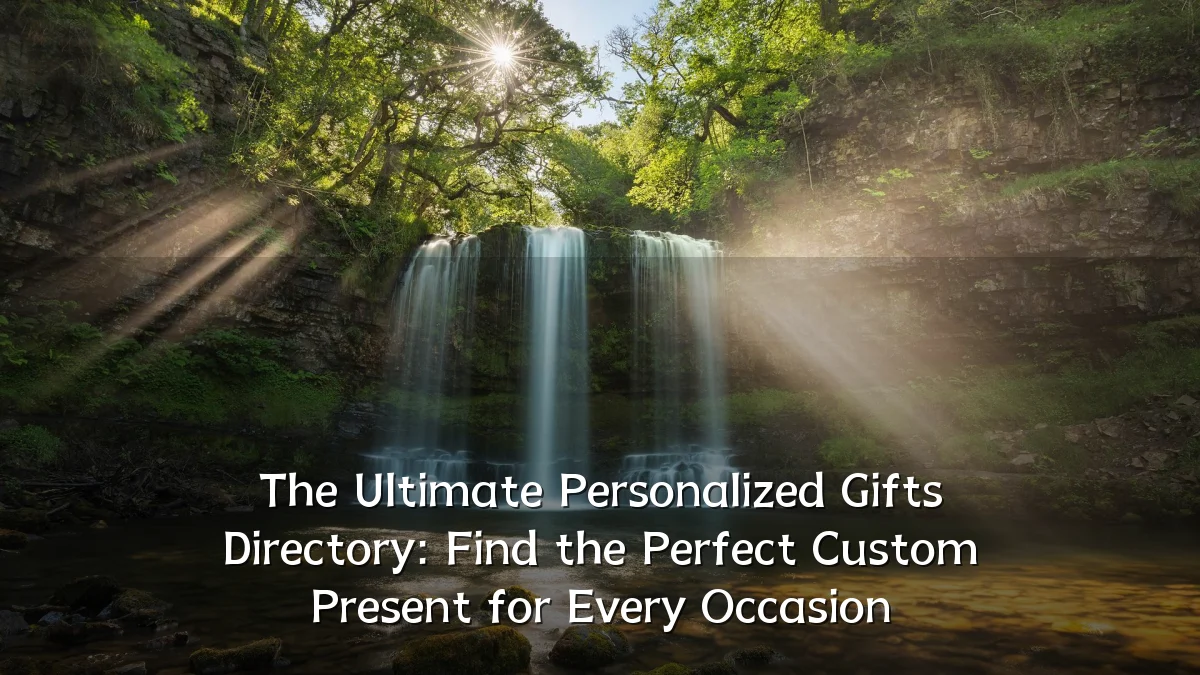 The Ultimate Personalized Gifts Directory: Find the Perfect Custom Present for Every Occasion
