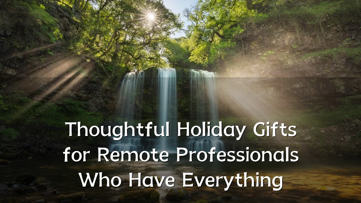 Thoughtful Holiday Gifts for Remote Professionals Who Have Everything