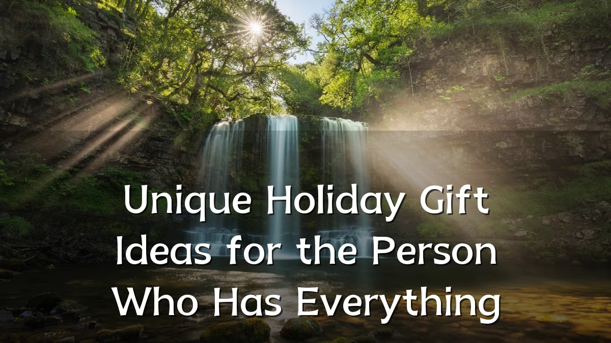 Unique Holiday Gift Ideas for the Person Who Has Everything