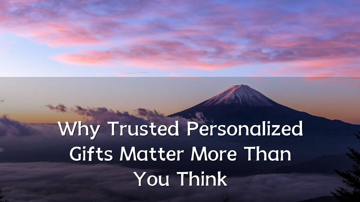 Why Trusted Personalized Gifts Matter More Than You Think