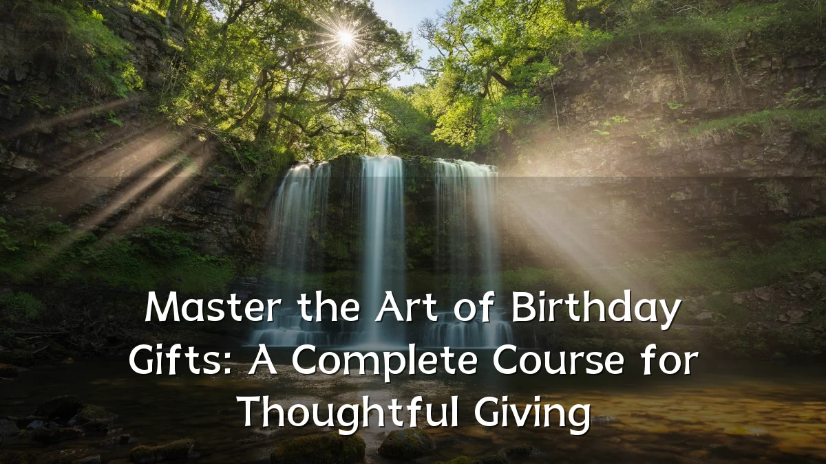 Master the Art of Birthday Gifts: A Complete Course for Thoughtful Giving