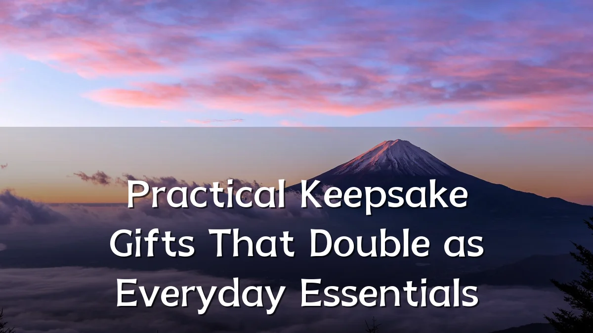 Practical Keepsake Gifts That Double as Everyday Essentials