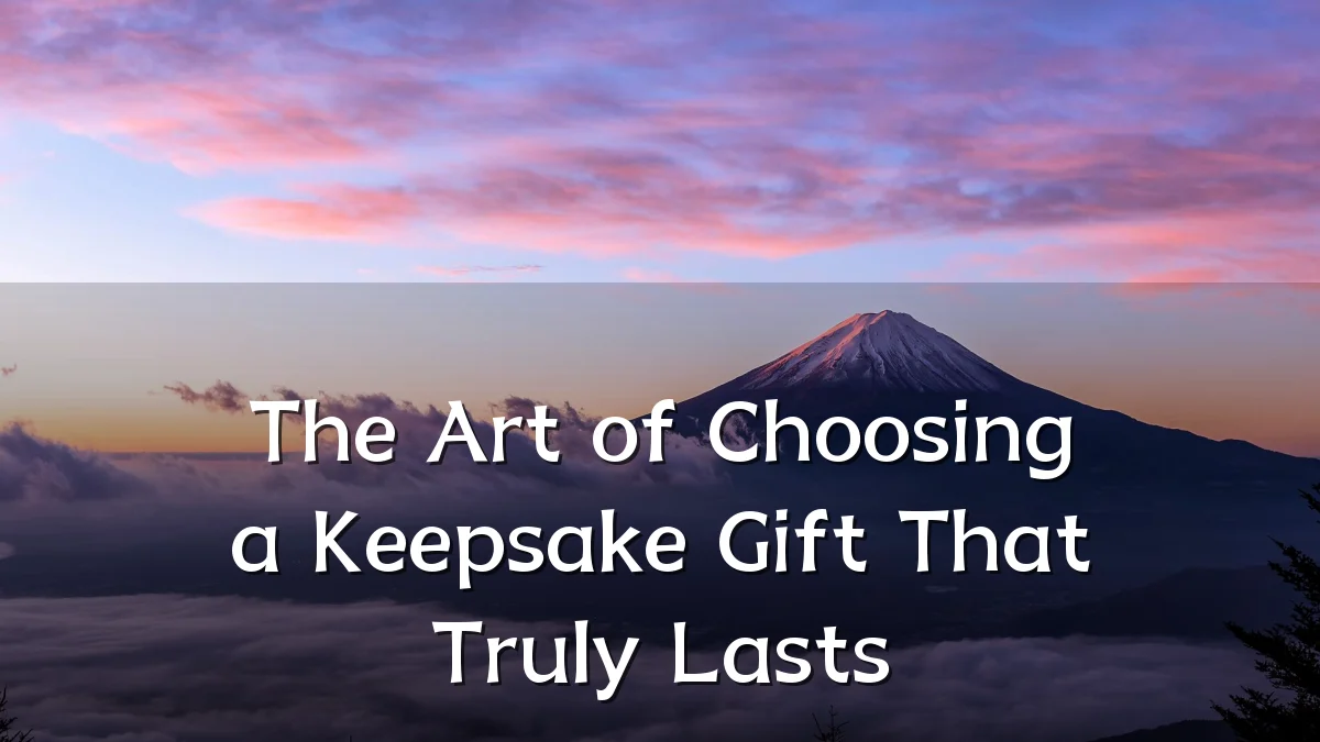 The Art of Choosing a Keepsake Gift That Truly Lasts