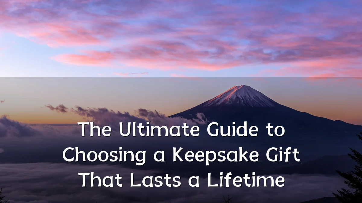 The Ultimate Guide to Choosing a Keepsake Gift That Lasts a Lifetime