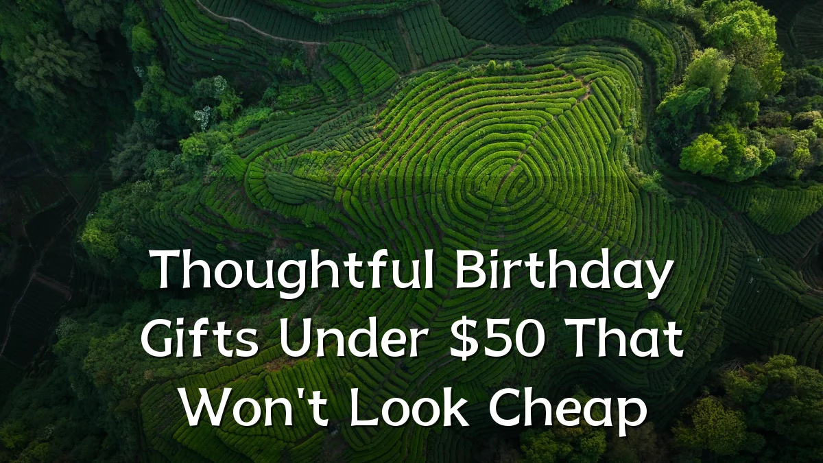 Thoughtful Birthday Gifts Under $50 That Won't Look Cheap