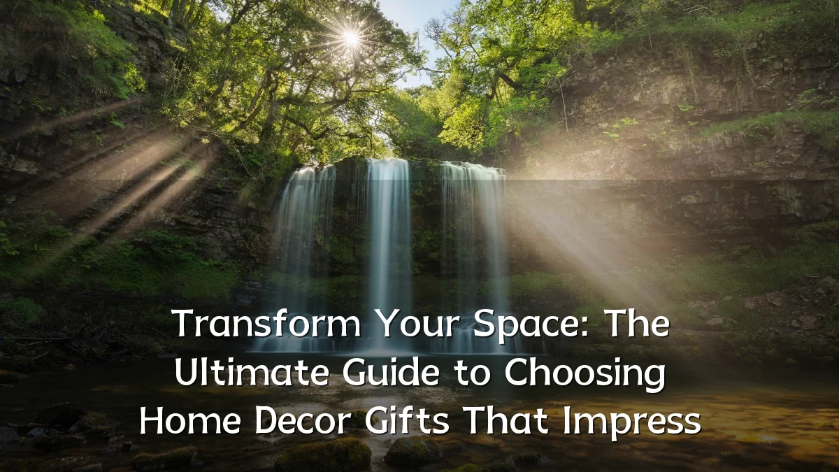 Transform Your Space: The Ultimate Guide to Choosing Home Decor Gifts That Impress